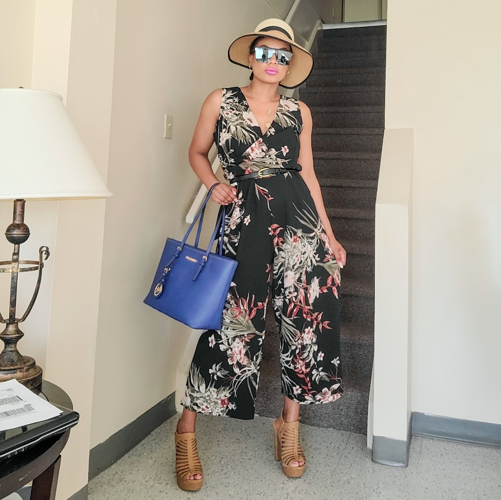 Dex Floral Romper, XL